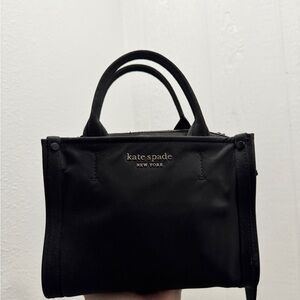 Kate Spade Black Crossbody Bag with Structured Design